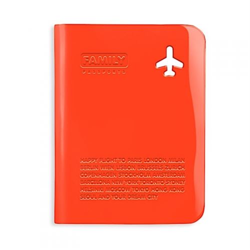 Protège passeports familial orange - alife design