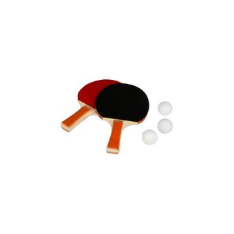 Set de 2 raquettes de ping-pong avec 3 balles SKANDIKA