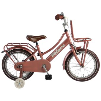 Volare Vélo Enfants Garçon 16 Pouces Thombike Frein Avant sur Le Guidon et  Le Frein Arrière à Rétropédalage Roues de Stabilisation Bleu Assemblé à 95%  Cyclisme Sports et Loisirs