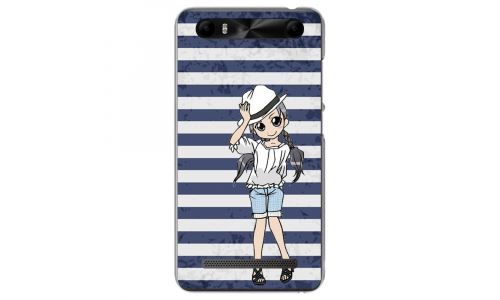 Coque souple pour Konrow Just5 avec impression Motifs manga fille marin