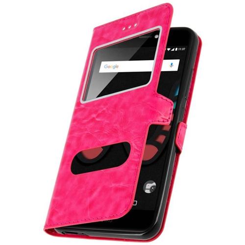 Kontarboor - Etui Housse Coque Rose Huawei P8 Lite 2017