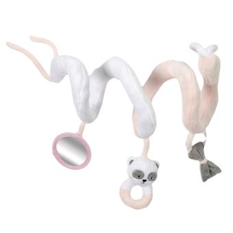 Spirale d'Activités pour Bébé Panda 28cm Rose - 1