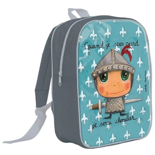 Sac à Dos Moyen - Quand Je Serai Grand Je Serai Chevalier