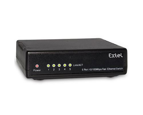 Mini-Switch réseau 5 portes RJ 45