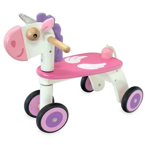 Porteur en bois quadricycle La Licorne