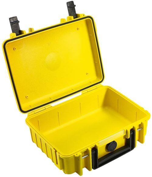 B W International 1000/Y Valise Antichoc/étanche/ultrarésistante pour Appareil Photo Jaune