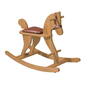 cheval bascule bois occasion