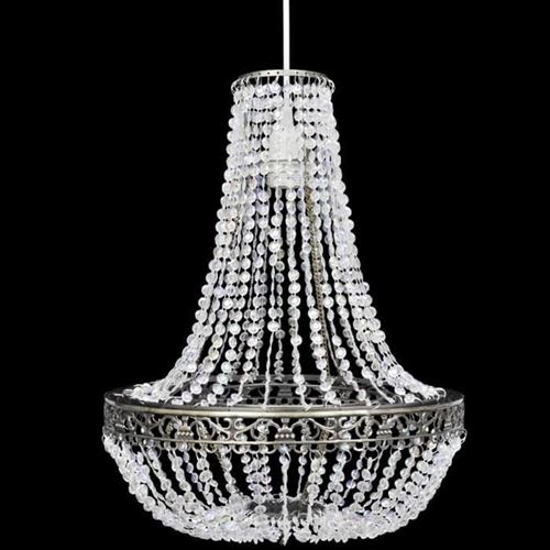 vidaXL Lustre suspendu Crystal 36,5 x 46 cm