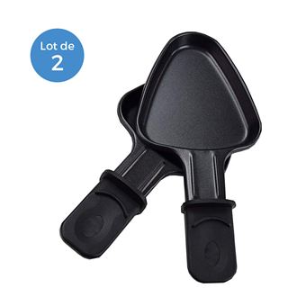 Yoassi Lot De 4 Poêlon Raclette Triangulaire Anti-adhésif