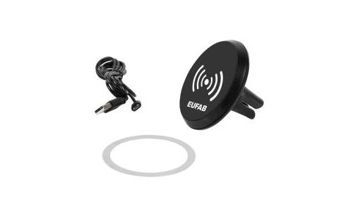 Support magnétique EUFAB pour smartphone avec chargeur à induction sans fil