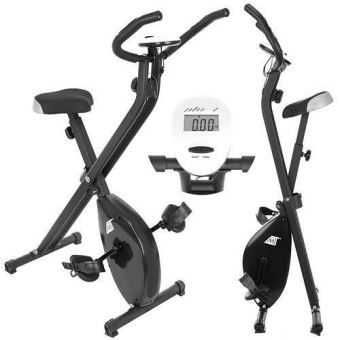 Velo d appartement pliable cardio pro avec fonction frequence cardique Velo de fitness Achat prix fnac