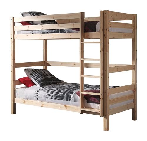 Vipack Pino Lit Superpos Pin Massif Bois Nature 209 x 105 x 182 cm