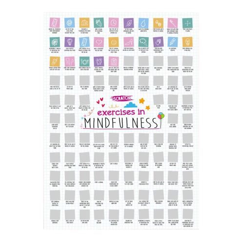 Affiche Scratch Off - Exercices In Mindfulness