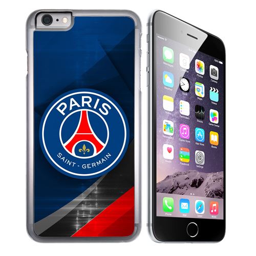 Coque pour iPhone 7 psg logo metal chrome