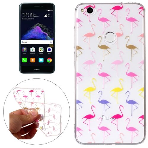 Huawei P8 Lite (2017) Coque Protection TPU flamand rose ALS47632