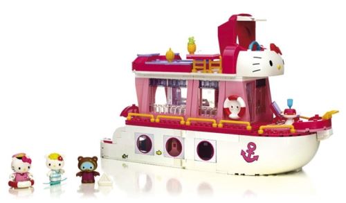 Jeu de construction Hello Kitty Mega Bloks - Bateau de croisière