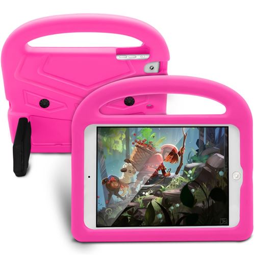 Coque en TPU motif moineau enfants antichocs amical eva rose pour votre Apple iPad Mini 4/3/2/1