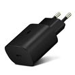 Chargeur secteur USB Type C 25W Fast Charge Original Samsung Noir