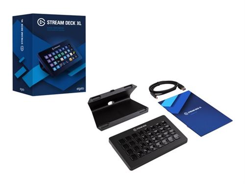 Clavier Elgato Stream Deck XL Noir - Clavier - Achat & prix | fnac