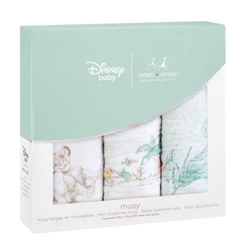 Lot de 3 Langes Musy Le Roi Lion Aden et Anaïs