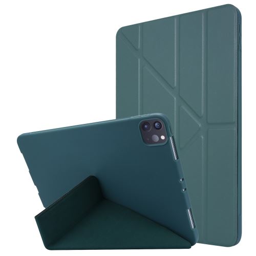 Etui en PU + TPU origami avec support vert pour votre Apple iPad Pro 11 pouces (2020)