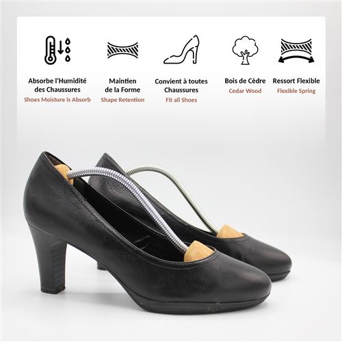 Embauchoirs en Bois pour homme ou femme Chausse Pied en Bois de Cedre Cedre Rouge Veritable Taille 39 41 Accessoire chaussures de sport Achat prix fnac