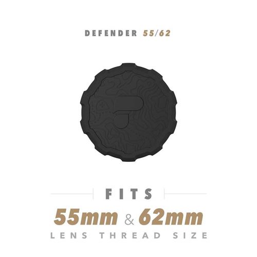 PolarPro Defender 55-62mm Cache d'objectif pour objectifs de 55 à 62 mm de diamètre extérieur
