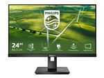 Philips B Line 242B1G - Écran LED - 24" - 1920 x 1080 Full HD (1080p) @ 75 Hz - IPS - 250 cd/m² - 1000:1 - 4 ms - HDMI, DVI-D, VGA, DisplayPort - haut-parleurs - texture noire
