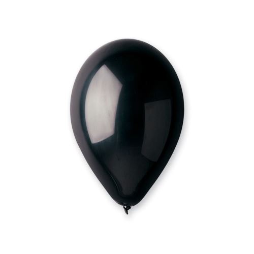 50 ballons latex noirs ébène biodégradable 30 - 111408