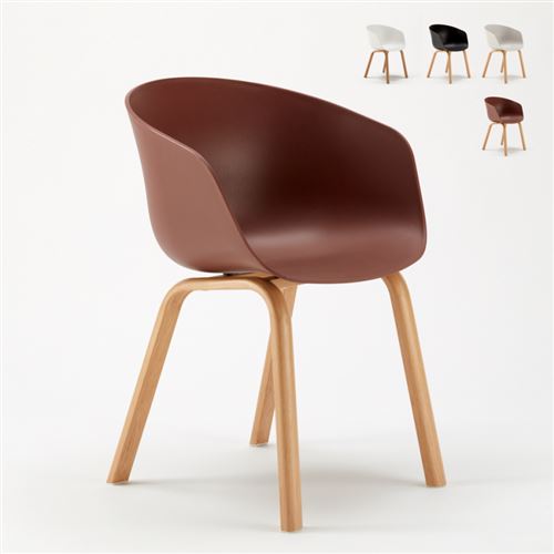 Chaises De Couleur Pour Salle A Manger 15 Sur Chaise Design Scandinave Dexer Pour Cuisine Bar Et Salle A Manger Couleur Marron Achat Prix Fnac