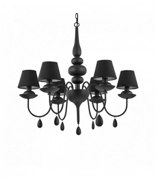 Suspension Noire BLANCHE 6 ampoules