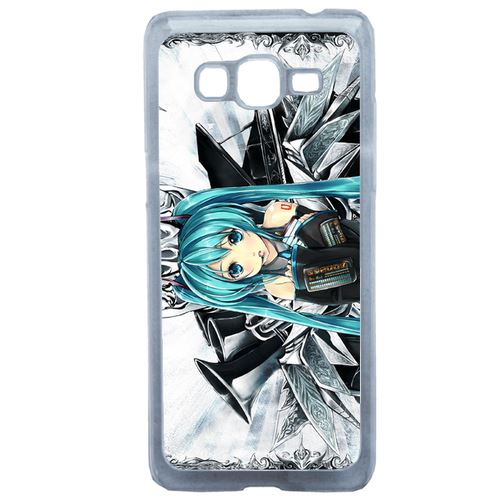 Coque Manga Fille Compatible Samsung Grand Prime Transparent