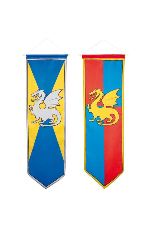 Oriflamme / armoirie dragons 30x100cm