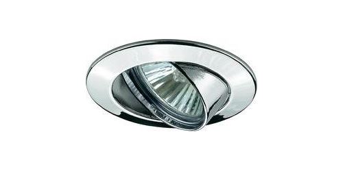 Anneau lumineux Ampoule halogène GU10 Paulmann 98943 50 W chrome