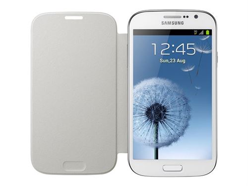 Etui Flip Cover Samsung pour Galaxy Grand, Blanc