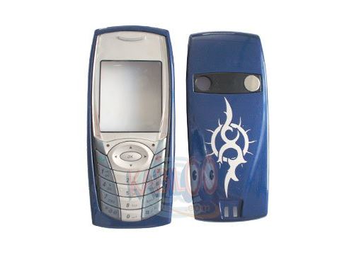 Coque avant arriere TATOO Bleu Sagem My X5-2