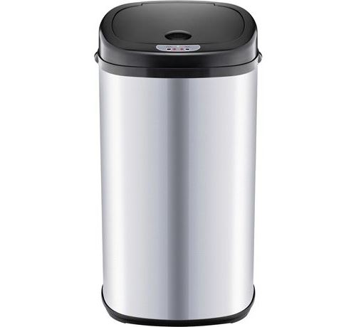 Poubelle életrique 42l couleur argent lt8022 lamart