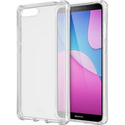 ITSKINS Spectrum - Coque de protection pour téléphone portable - polyuréthanne thermoplastique (TPU) - transparent - pour Huawei Y6 2018