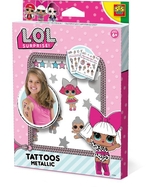SES Creative Ensemble de tatouages surprise L.O.L