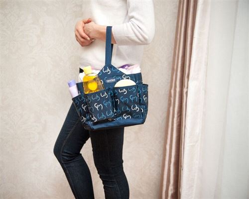 Sac à langer ClevaMama Alessia Caddy Asphalt