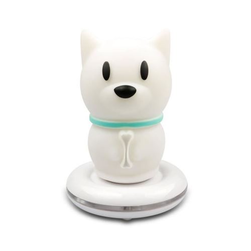 PLASTOREX Veilleuse nomade souple - Rechargeable sur base - Décor chien