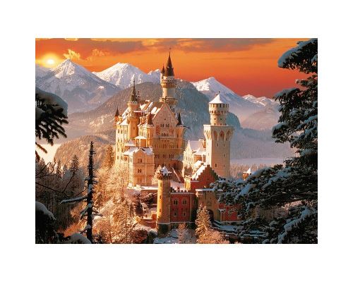 Trefl - Puzzle 3000 pièces - Château de Neuschwanstein en hiver