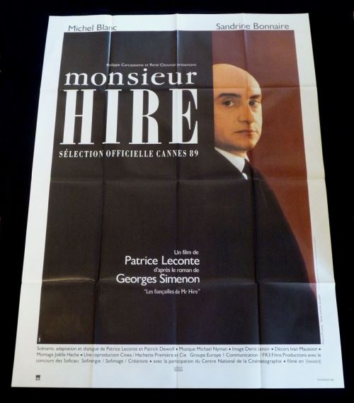 Monsieur Hire AFFICHE CINEMA ORIGINALE