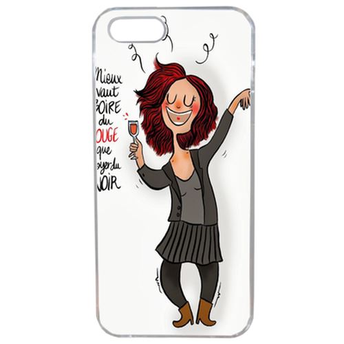 Coque Boire Du Rouge Broyer Du Noir Compatible Iphone 5s Transparent