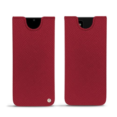 Pochette cuir pour Samsung Galaxy Note20 - Pochette - Cuir Addiction - Rouge - NOREVE