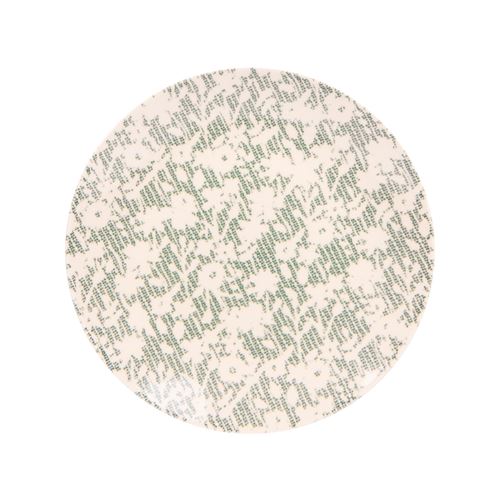 Non Communiqué Vert Assiette Plate Léa E 27 Cm (Lot De 6) - Table Passion - Grès