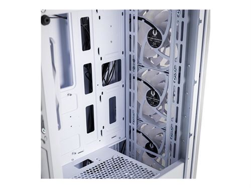 BitFenix Nova Mesh SE TG - Tour - ATX - panneau latéral fenêtré - pas d'alimentation (ATX) - blanc - USB/Audio