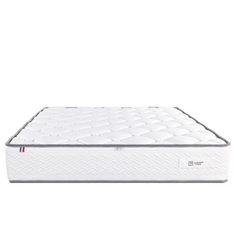Matelas de couchage 140x190 cm luxury literie accueil ferme soutien moelleux epaisseur 20 cm oreiller(s) - 1