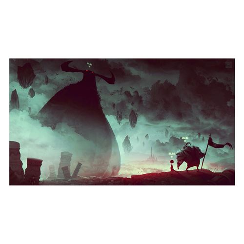 Fabulous Poster Jeux video boss level geek nerds (34 cm x 61 cm)