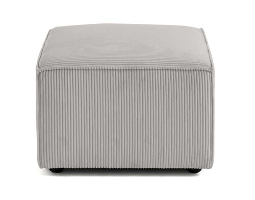 Lisa Design Gris/Clair Pouf Rond Arty - Image 2
